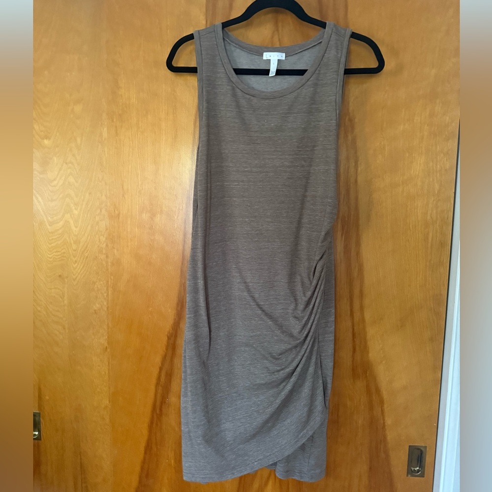 Leith Taupe Sleeveless Top